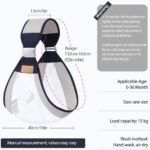 ⁦Écharpe à double usage pour nouveau-né 0-36M en tissu maillé⁩ - الصورة ⁦4⁩