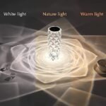 ⁦Lampe led en cristal Diamant style RGB 16 Couleurs⁩ - الصورة ⁦5⁩