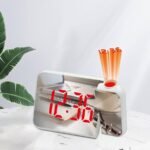 Réveil numérique intelligent avec projecteur 180° TempéRature USB , Snooze DS-8590L