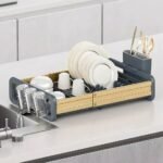 Egouttoir à Vaisselle Extensible en Aluminium Durable 62118 – مجفف أواني في المطبخ