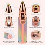 ⁦Rasoir électrique 2 en 1 pour femmes Rechargeable épilateur Facial sans douleur⁩ - الصورة ⁦3⁩