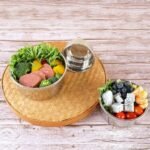 ⁦Conteneurs Alimentaires Empilables en Acier Inoxydable Écologiques 3pcs – حاويات طعام من الستانلس ستيل قابلة للتكديس⁩ - الصورة ⁦6⁩