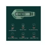 ⁦تصميم مطور: يتم استخدام جسم صغير الحجم مزود بسلك ولون مميز ومقبض زاوية قابل للتعديل لتعزيز تجربة هذه المكواة.⁩ - الصورة ⁦8⁩