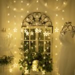 ⁦Guirlande lumineuse rideau Stars LED Imperméable 2.5/3.5M 220V⁩ - الصورة ⁦6⁩