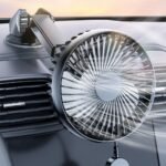 ⁦Ventilateur de Voiture Portable avec Fixation Par Ventouse – مروحة سيارة⁩ - الصورة ⁦3⁩
