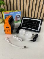 ⁦Kit Panneau Solaire portable avec Torche LED Rechargeable et 2 Lampes – طقم مصباح يعمل بالطاقة الشمسية⁩ - الصورة ⁦9⁩