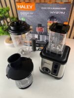 ⁦Blender Mixeur Electrique 3 En 1 Avec Mini Hachoir Et Moulin HALEY HY-2714 – خلاط كهربائي 3 في 1 مع مفرمة ومطحنة⁩ - الصورة ⁦8⁩