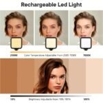 ⁦Kit de Vlogging pour smartphone et appareil photo avec microphone et LED RGB⁩ - الصورة ⁦3⁩