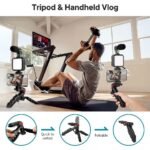 ⁦Kit de Vlogging pour smartphone et appareil photo avec microphone et LED RGB⁩ - الصورة ⁦4⁩