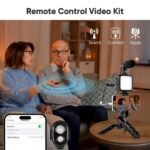 ⁦Kit de Vlogging pour smartphone et appareil photo avec microphone et LED RGB⁩ - الصورة ⁦5⁩