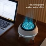 ⁦Diffuseur d’huiles essentielles ultrasonique 350 ml avec télécommande et lumières – جهاز تعطير الجو⁩ - الصورة ⁦3⁩