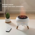 ⁦Diffuseur d’huiles essentielles ultrasonique 350 ml avec télécommande et lumières – جهاز تعطير الجو⁩ - الصورة ⁦7⁩