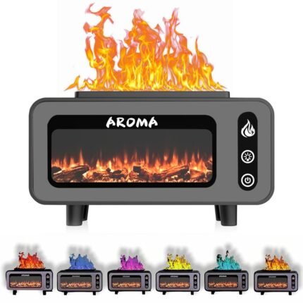 Diffuseur d’huiles essentielles et humidificateur à flamme