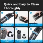 ⁦Aspirateur de voiture sans fil 10000PA Rechargeable – مكنسة كهربائية لاسلكية⁩ - الصورة ⁦5⁩