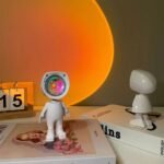 ⁦Astronaute Lampe de coucher de soleil pour chambre et décoration intérieure⁩ - الصورة ⁦4⁩