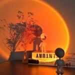 ⁦Astronaute Lampe de coucher de soleil pour chambre et décoration intérieure⁩ - الصورة ⁦6⁩