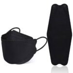 ⁦Lot de 20Pcs Bavettes 3D FFP2 à Quatre couches - علبة كمامات سوداء عالية الجودة⁩ - الصورة ⁦4⁩