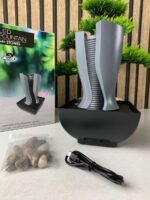 ⁦Fontaine à eau en forme de tour cascade avec boule de cristal et éclairage LED V6⁩ - الصورة ⁦9⁩