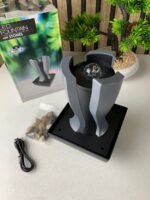 ⁦Fontaine à eau en forme de tour cascade avec boule de cristal et éclairage LED V6⁩ - الصورة ⁦7⁩