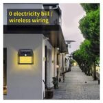 ⁦Double Lanterne Vintage Bougie, nouvelle lampe murale à induction solaire⁩ - الصورة ⁦4⁩