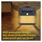 ⁦Double Lanterne Vintage Bougie, nouvelle lampe murale à induction solaire⁩ - الصورة ⁦2⁩