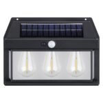 ⁦Triple Lanterne Vintage Bougie, nouvelle lampe murale à induction solaire⁩ - الصورة ⁦2⁩