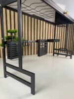 ⁦Égouttoir à vaisselle à 3 niveaux avec couvercle à poser sur l’évier – منظم أواني عصري للمطبخ⁩ - الصورة ⁦10⁩