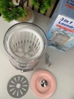 ⁦Machine à laver 3L Portable pour sous-vêtements avec lumière bleue – غسالة ملابس محمولة⁩ - الصورة ⁦12⁩