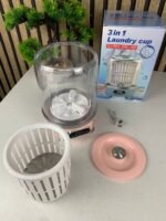 ⁦Machine à laver 3L Portable pour sous-vêtements avec lumière bleue – غسالة ملابس محمولة⁩ - الصورة ⁦9⁩