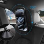 ⁦Rétroviseur pour siège auto bébé grand angle rotatif à 360 degré – مرآة خلفية لمراقبة الأطفال⁩ - الصورة ⁦2⁩