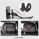⁦Rétroviseur pour siège auto bébé grand angle rotatif à 360 degré – مرآة خلفية لمراقبة الأطفال⁩ - الصورة ⁦4⁩