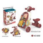 ⁦Trotteur 3en1 avec Musique et Lumières Baby Walker – دراجة أطفال ومشاية موسيقية⁩ - الصورة ⁦4⁩