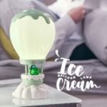 ⁦Lampe de table LED pour chambre d'enfant, rechargeable en forme de montgolfière⁩ - الصورة ⁦4⁩