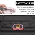 ⁦Tapis de rangement pour outils de coiffeur magnétique flexible et antidérapant⁩ - الصورة ⁦5⁩