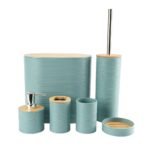 ⁦Ensemble de 6 accessoires de salle de bain design ovales – طقم أدوات الحمام من 6 قطع⁩ - الصورة ⁦3⁩