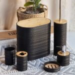 ⁦Ensemble de 6 accessoires de salle de bain design ovales – طقم أدوات الحمام من 6 قطع⁩ - الصورة ⁦5⁩