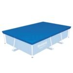 ⁦Grande bâche de piscine rectangulaire en polyéthylène 400 x 211 cm Bestway 58107 – غطاء مسبح⁩ - الصورة ⁦4⁩
