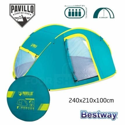 Bestway Pavillo CoolMount Tente pour 4 Personnes 240 x 210 x 100cm ‎68087
