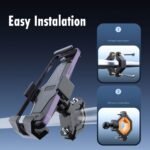 ⁦Support Téléphone Vélo et Moto Auto-Lock Rotation 360° – حامل هواتف للدراجات⁩ - الصورة ⁦2⁩