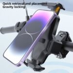 ⁦Support Téléphone Vélo et Moto Auto-Lock Rotation 360° – حامل هواتف للدراجات⁩ - الصورة ⁦6⁩