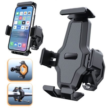 Support Téléphone Vélo et Moto Auto-Lock Rotation 360° – حامل هواتف للدراجات