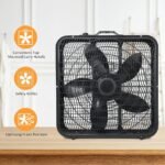 ⁦Ventilateur de table avec pales aérodynamiques 3 Vitesses – مروحة مكتب حجم كبير⁩ - الصورة ⁦3⁩