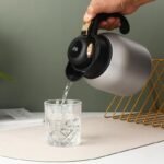 ⁦Pichet isotherme , avec bac à thé divisé et couvercle d’affichage de la température en acier inoxydable 304 1100 ml⁩ - الصورة ⁦2⁩