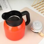 ⁦Pichet isotherme , avec bac à thé divisé et couvercle d’affichage de la température en acier inoxydable 304 1100 ml⁩ - الصورة ⁦3⁩