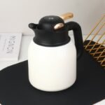 ⁦Pichet isotherme , avec bac à thé divisé et couvercle d’affichage de la température en acier inoxydable 304 1100 ml⁩ - الصورة ⁦5⁩