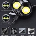 ⁦Lampe frontale LED rechargeable 1500 lumens, 5 modes, étanche IPX4 – مصباح الرأس⁩ - الصورة ⁦4⁩
