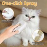 ⁦Brosse à vapeur pour chat autonettoyante 3en1 – فرشة تنظيف القطط⁩ - الصورة ⁦3⁩