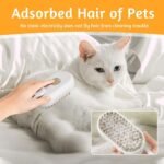 ⁦Brosse à vapeur pour chat autonettoyante 3en1 – فرشة تنظيف القطط⁩ - الصورة ⁦2⁩