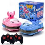 Voiture Télécommandée Stitch Bumper Car Rechargeable 2Pcs pour Enfants – لعبة سيارات اللاسلكية للأطفال ستيتش