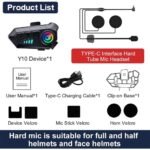 ⁦Pack Casque Moto Arai SZ Ram 4 Open Face Helmet avec Microphone Moto Sans Fil CL8⁩ - الصورة ⁦2⁩